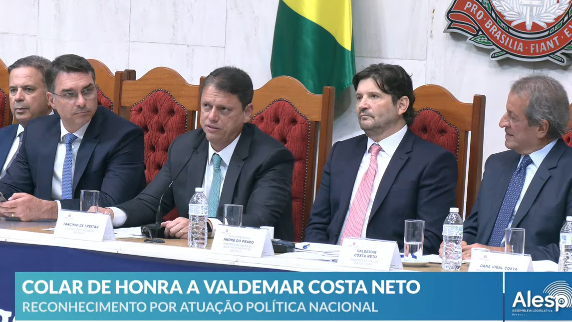 Em homenagem a Valdemar, Tarcísio sinaliza aliança ainda mais robusta com o PL em SP