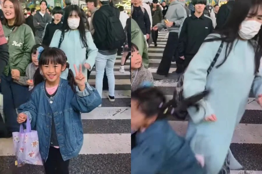 Vídeo de criança sendo empurrada por mulher em rua de Tóquio gera revolta