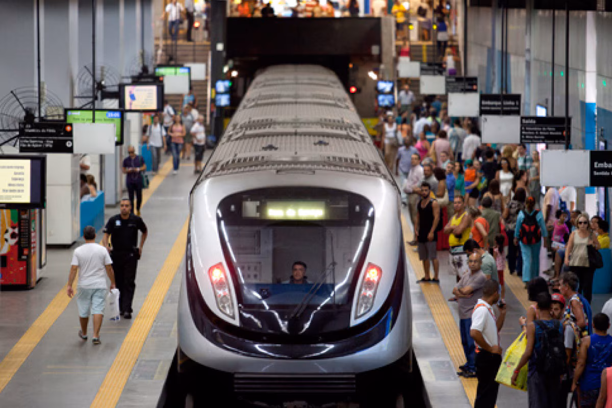 Rato provoca pânico em vagão feminino no metrô do Rio