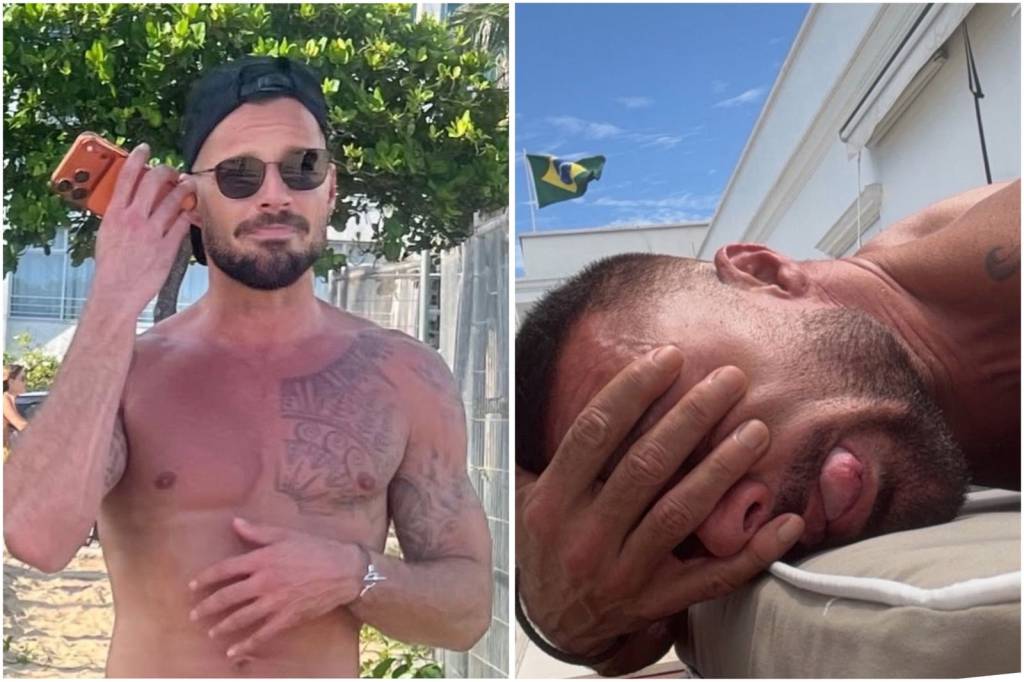 Ricky Martin chega ao Rio para curtir o Carnaval