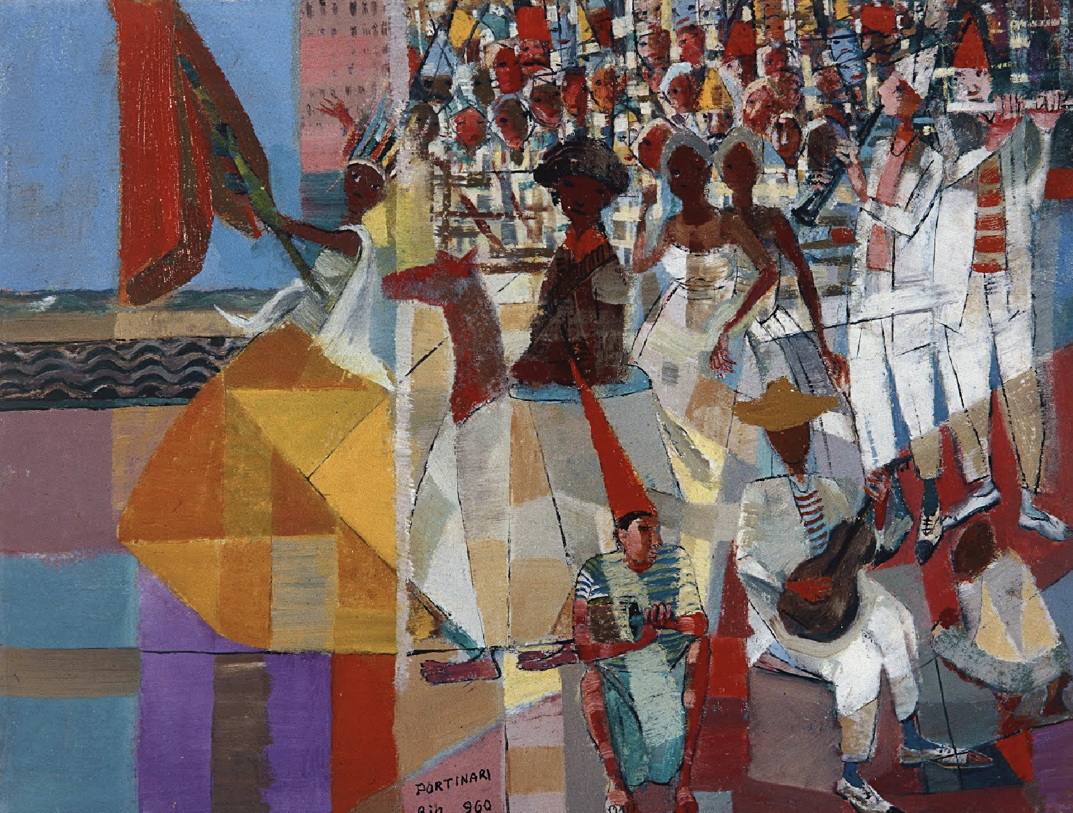 Candido Portinari, Carnaval, 1960, &oacute;leo sobre tela. Cortesia Projeto Portinari