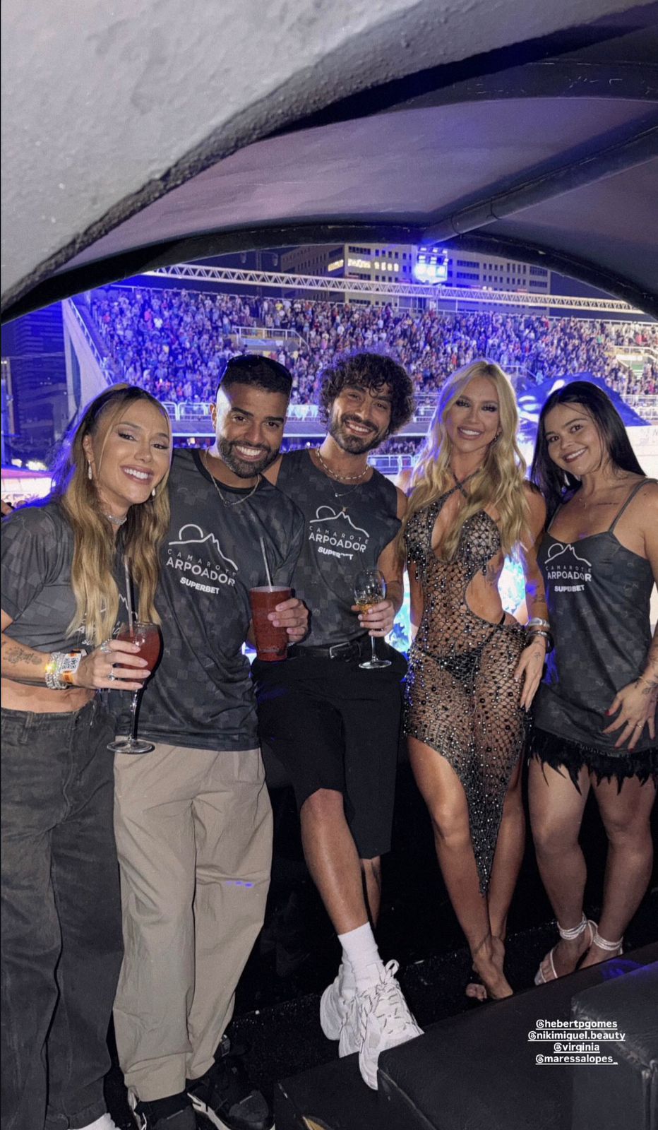 O look ‘calorento’ de Virgínia para o Desfile das Campeãs