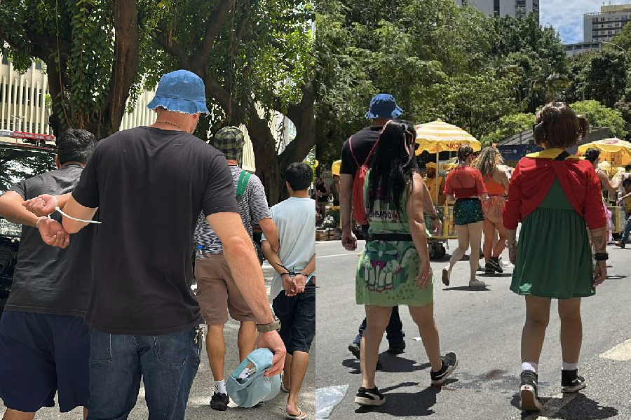 Fantasiados de Turma do Chaves, policiais se infiltram em blocos e prendem cinco em SP
