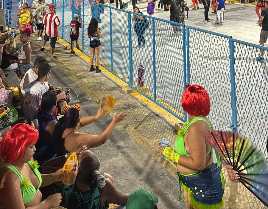 A foliã que se disfarçou para não perder o Carnaval