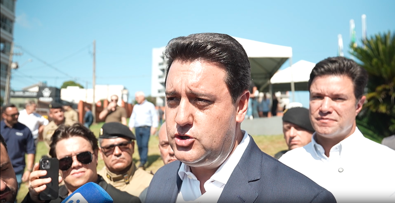 O que Ratinho Júnior disse em primeira fala após sair da disputa à Presidência