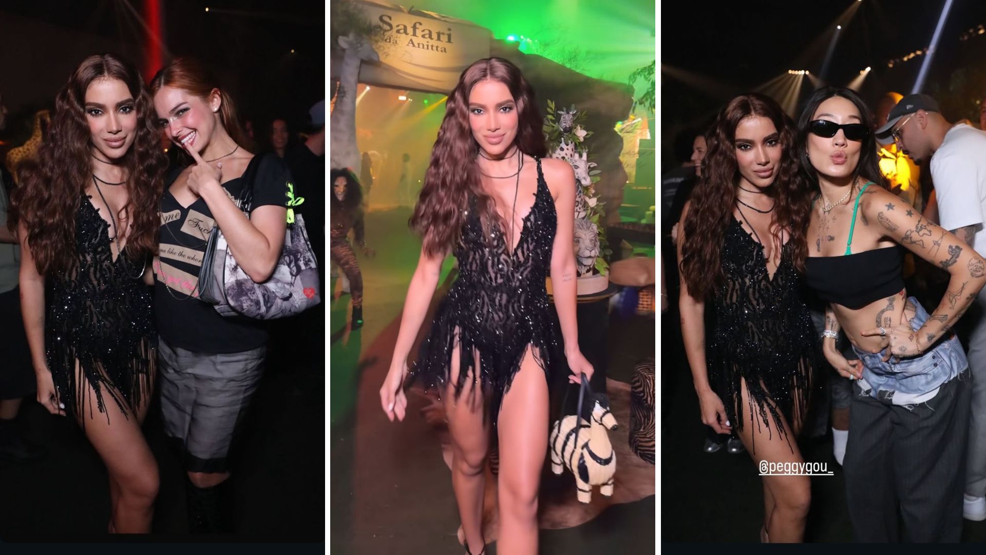 Anitta faz festa secreta e ‘engole’ Lollapalooza com Addison Rae