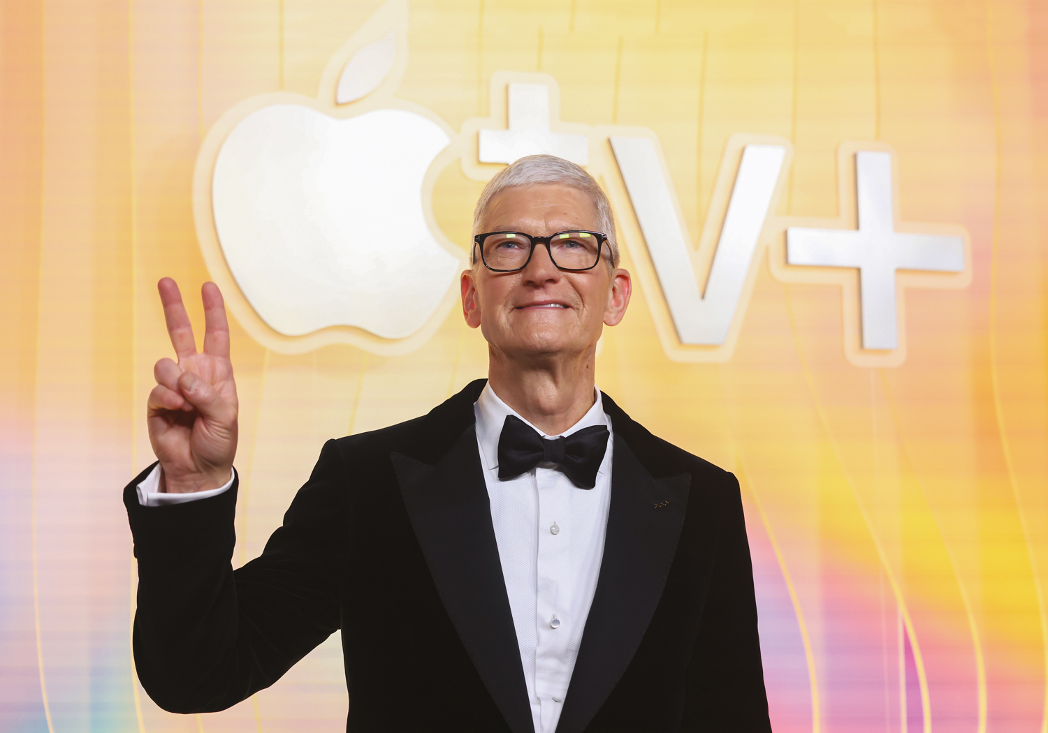 NO COMANDO -&ensp;Tim Cook, o CEO herdeiro do fundador: falta-lhe algum charme