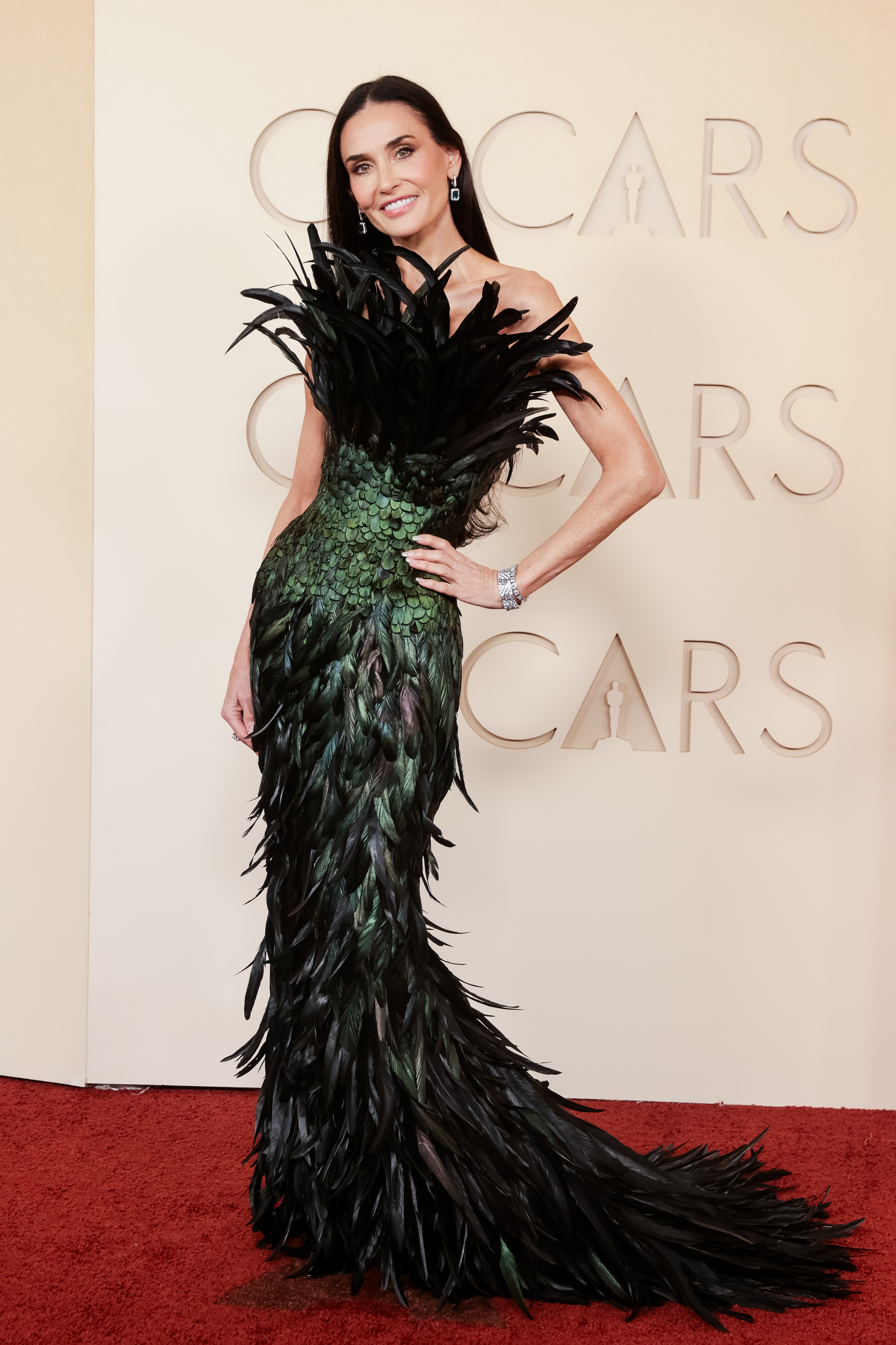 Demi Moore veste Gucci