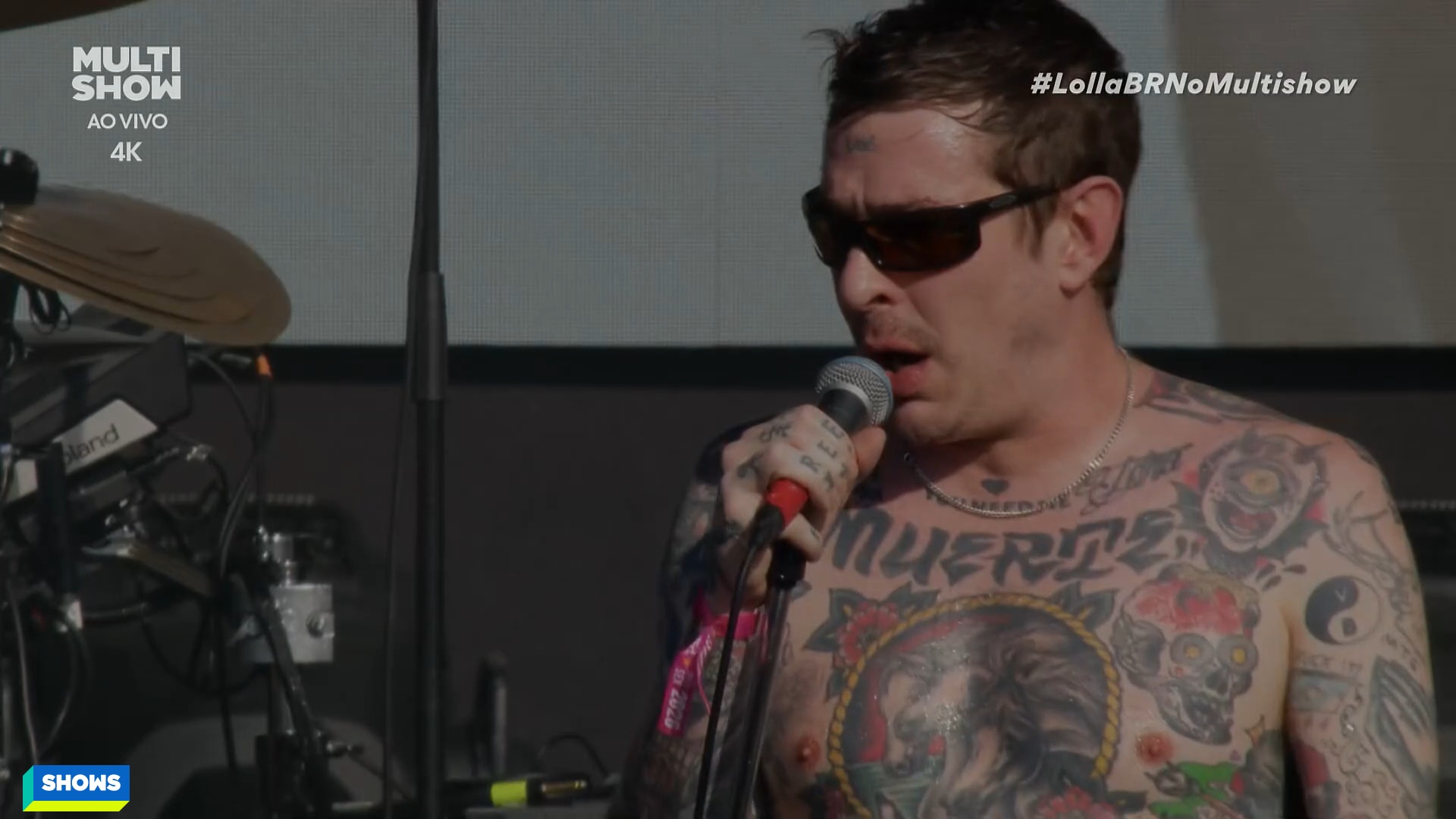 No Lollapalooza 2026, Viagra Boys lidera protesto pró-Palestina