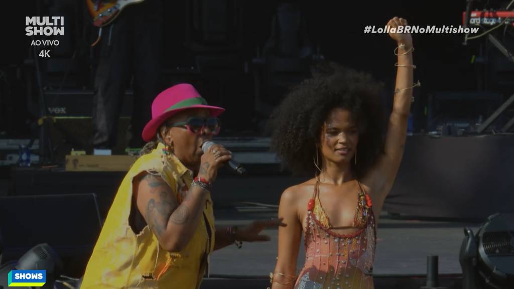 Sandra de Sá defende a cultura brasileira com afinco no Lollapalooza 2026