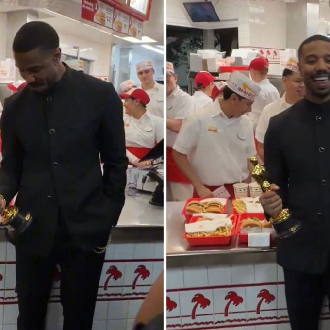 Por que Michael B. Jordan escolheu ir a uma hamburgueria cristã após Oscar