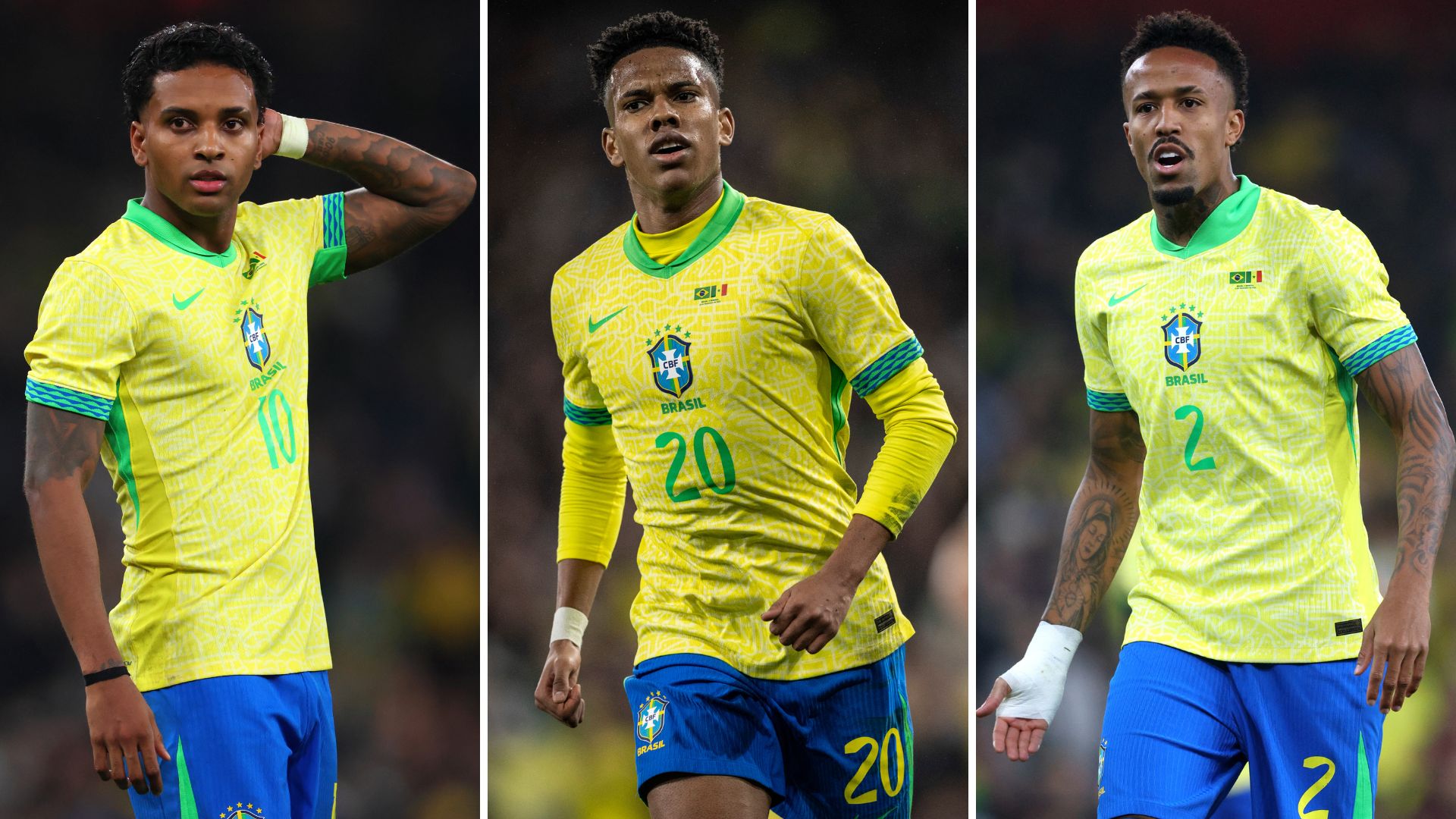Rodrygo, Estevão ou Militão: Qual ausência será mais sentida pelo Brasil na Copa?