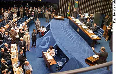 Sessão do Senado que rejeitou o nome de Alexandre de Moraes para o CNJ em 2005