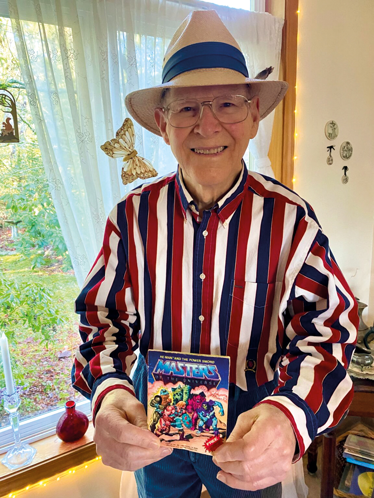 PERSONAGEM -&ensp;Roger Sweet: criador do loiro her&oacute;i He-Man