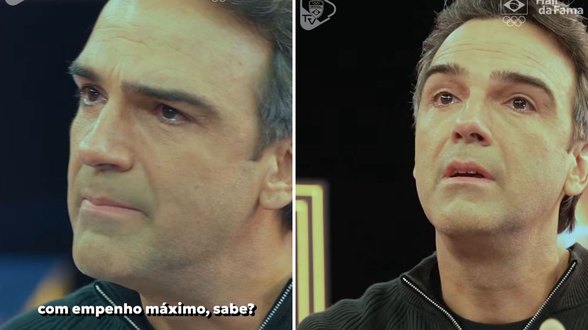 Tadeu se emocionou ao falar do irmão Oscar Schmidt em homenagem do COB