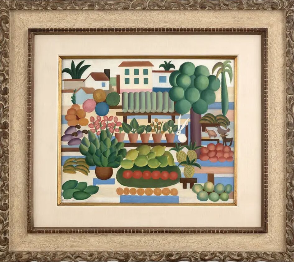 A feira II, 1925, &oacute;leo sobre tela