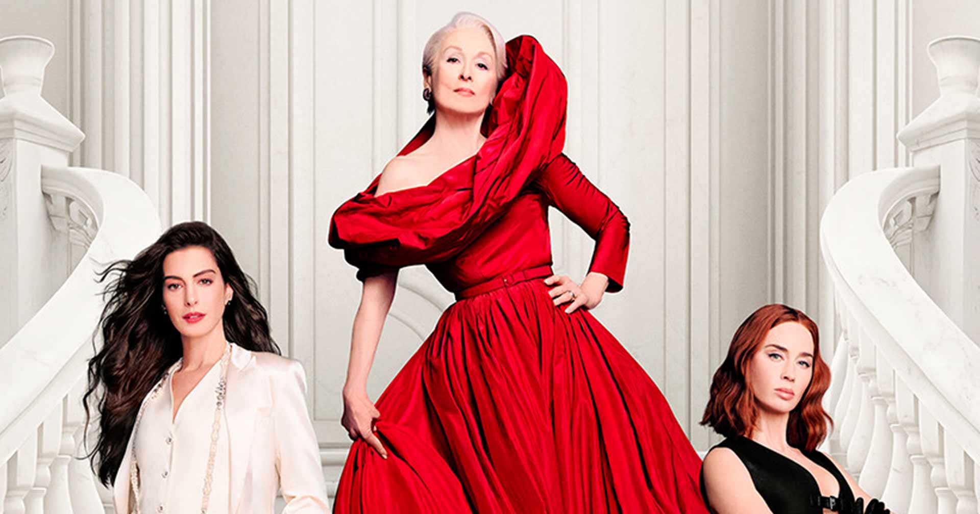 Anne Hathaway Meryl Streep e Emily Blunt em "O Diabo Veste Prada 2": inspirações para produtos tem-que-ter