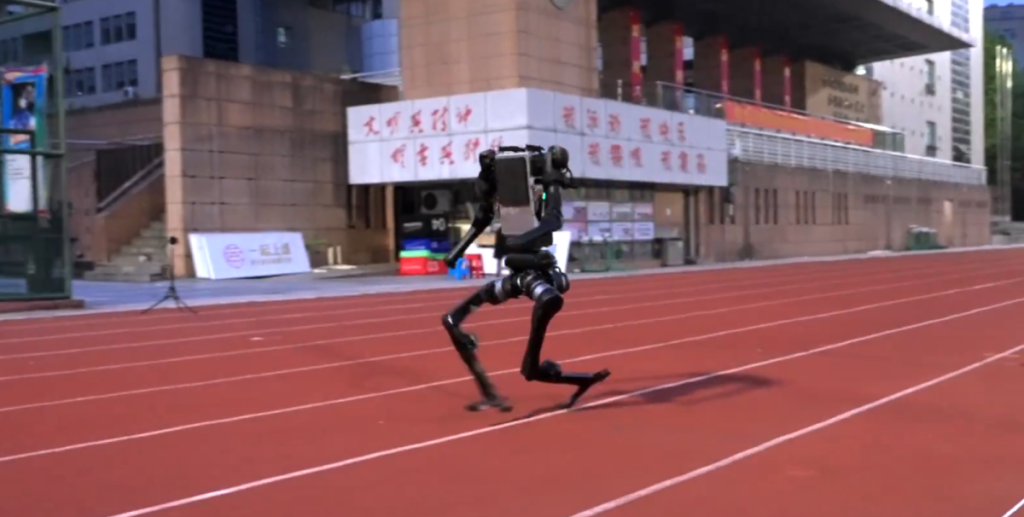 O dia em que um robô atleta correu e quase alcançou Usain Bolt