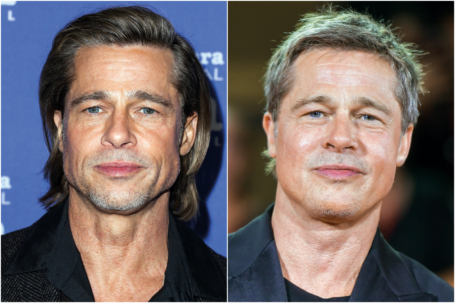 TRA&Ccedil;OS NATURAIS - Brad Pitt, 62 anos: o gal&atilde; apareceu com o rosto bem mais jovem, mas n&atilde;o perdeu suas fei&ccedil;&otilde;es originais e celebradas