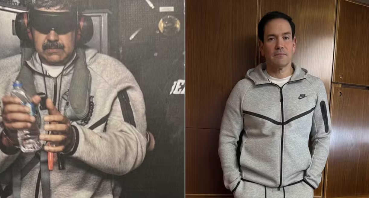 Rubio nega ter copiado Maduro após foto viral com conjunto da Nike