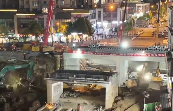Vídeo: a impressionante instalação em 24 horas de enorme viaduto na China