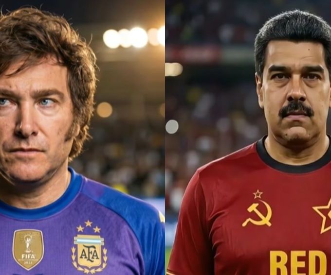 Maduro e Stalin: Milei compartilha vídeo criado por IA de jogo de futebol contra ‘comunistas’