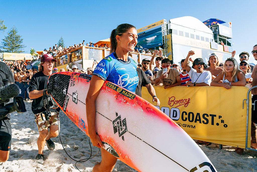 Foto de Luana Silva durante a competi&ccedil;&atilde;o.