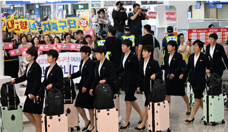 Time feminino da Coreia do Norte volta ao Sul após sete anos
