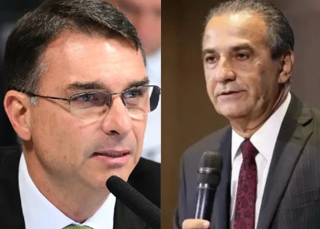 Ação mira Flávio Bolsonaro e Silas Malafaia por propaganda eleitoral antecipada