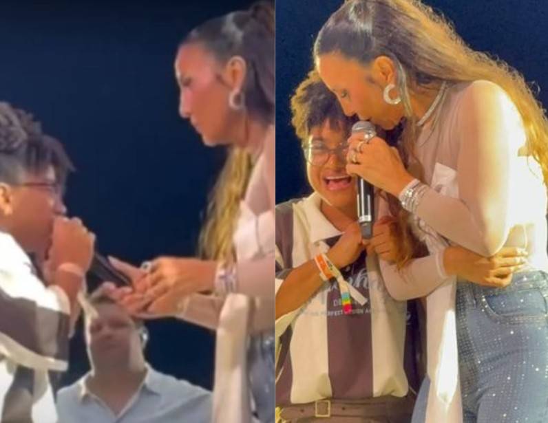 O que levou Ivete Sangalo a interromper fala de Tia Milena em show