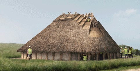 Vídeo: Inglaterra inaugura réplica de salão comunitário de 4.500 anos em Stonehenge