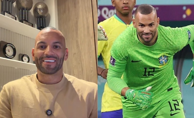 O momento em que Weverton reage à convocação para Copa do Mundo