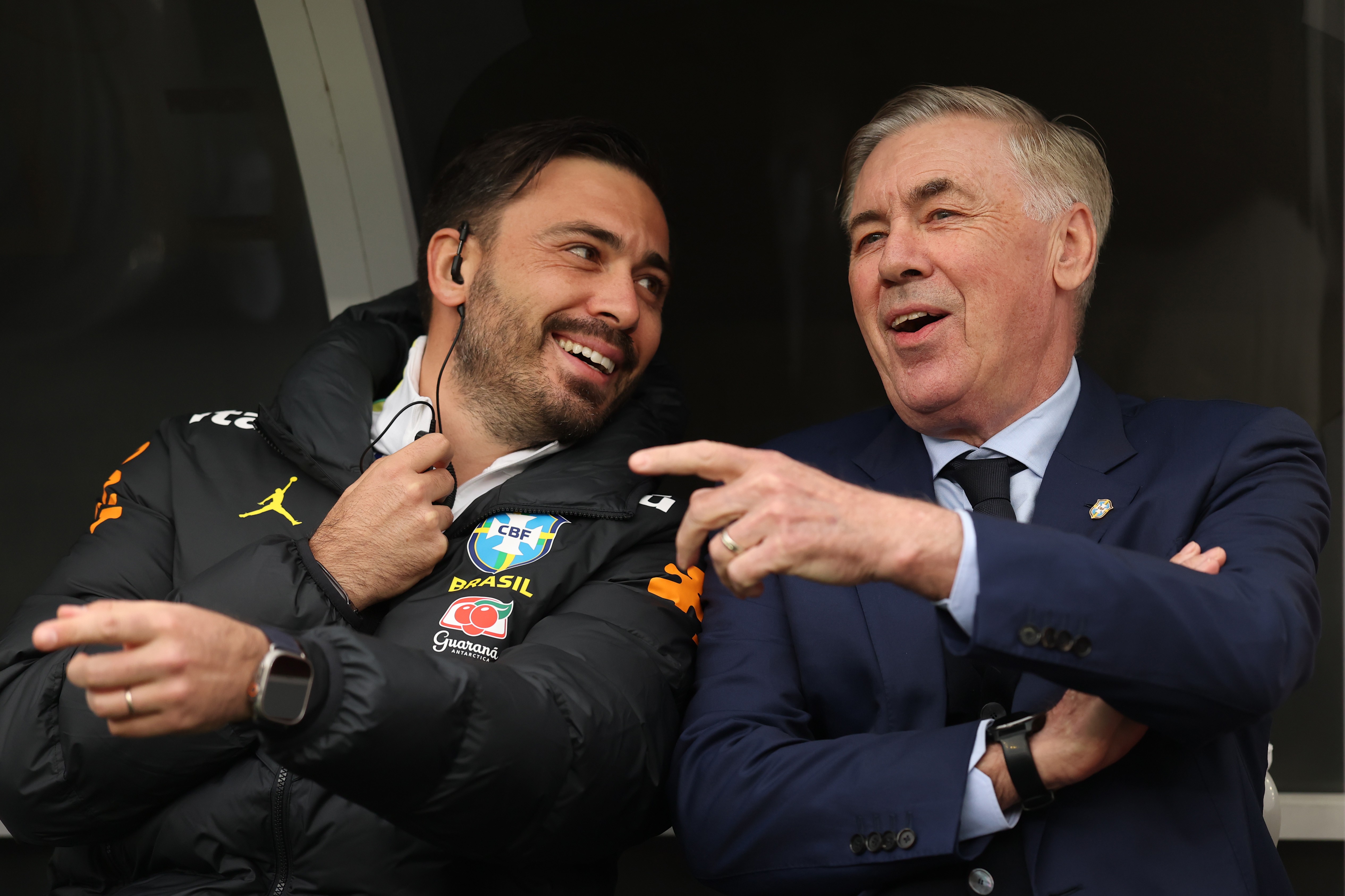 Quem é o filho de Ancelotti na equipe da seleção que viralizou na estreia de Neymar