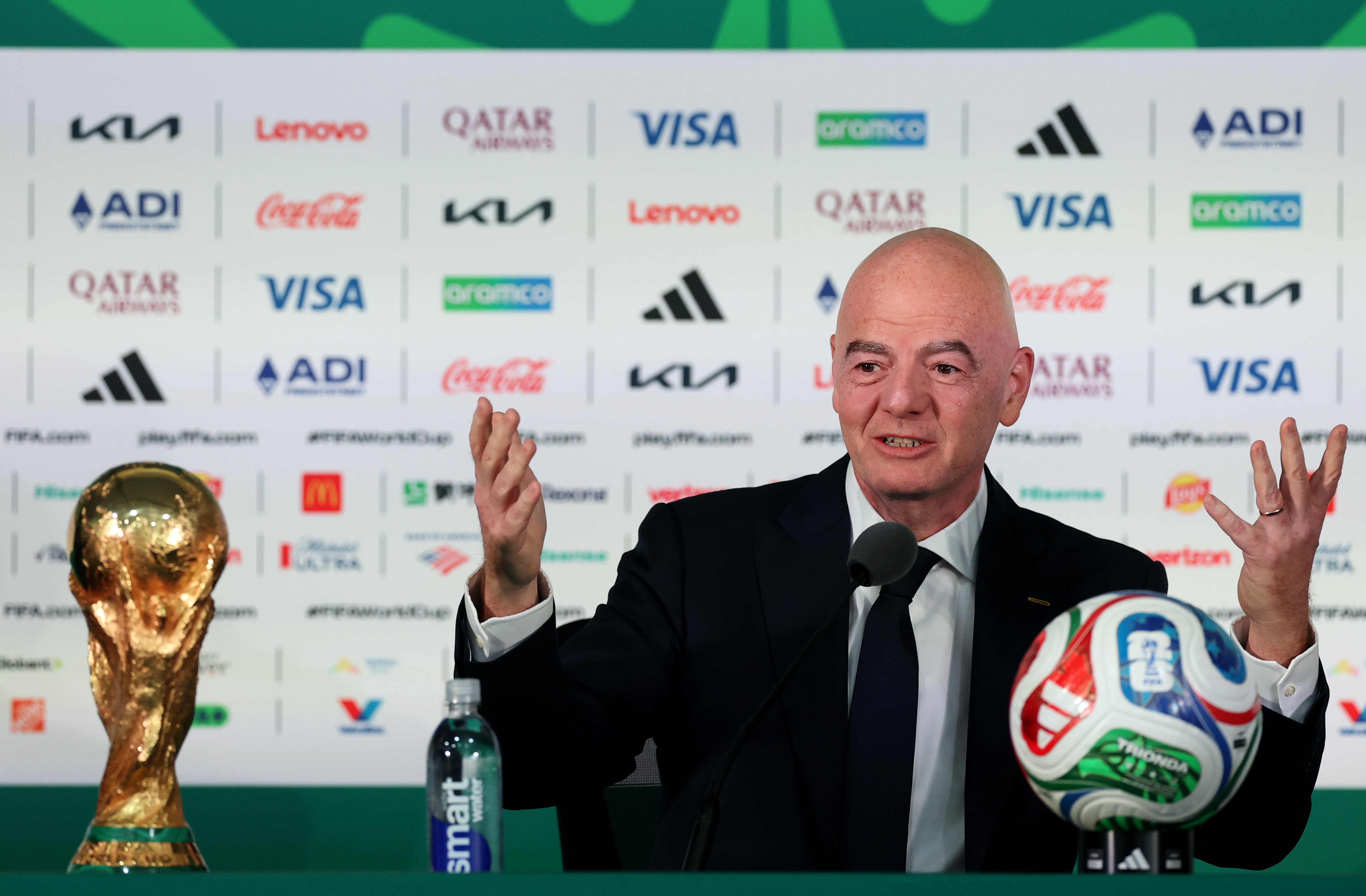 Gianni Infantino responde a críticas sobre projeto de investimento na Fifa