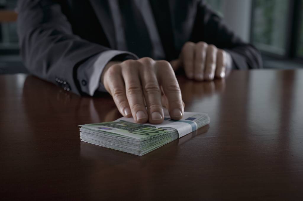 Imagem ilustrativa de corrupção
