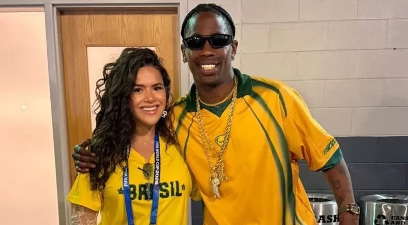 Como a moda fez Travis Scott roubar a cena no jogo do Brasil na Copa?