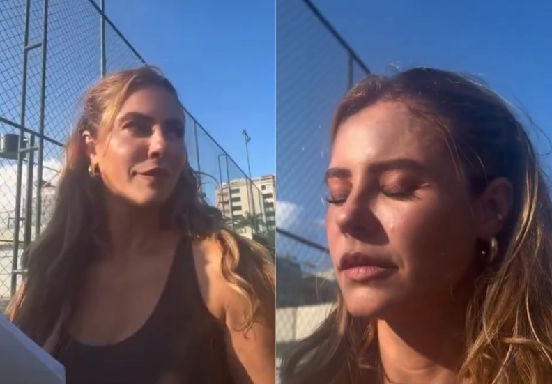 Paolla Oliveira perde a paciência após ter gravação interrompida