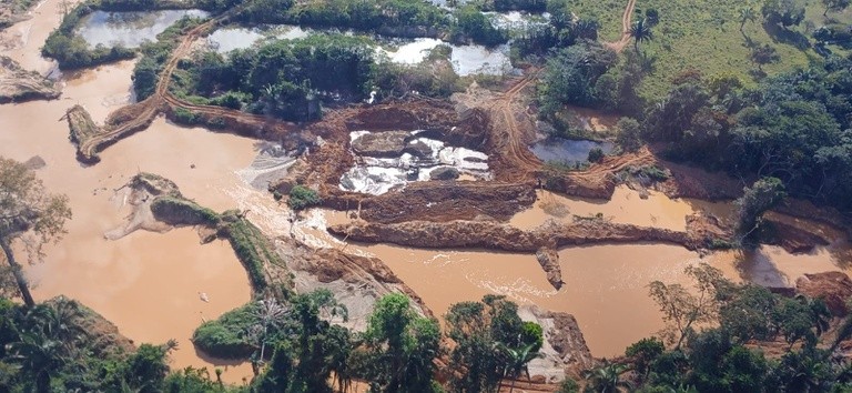 PF destroi 45 acampamentos de garimpo ilegal de ouro e cobre no Pará