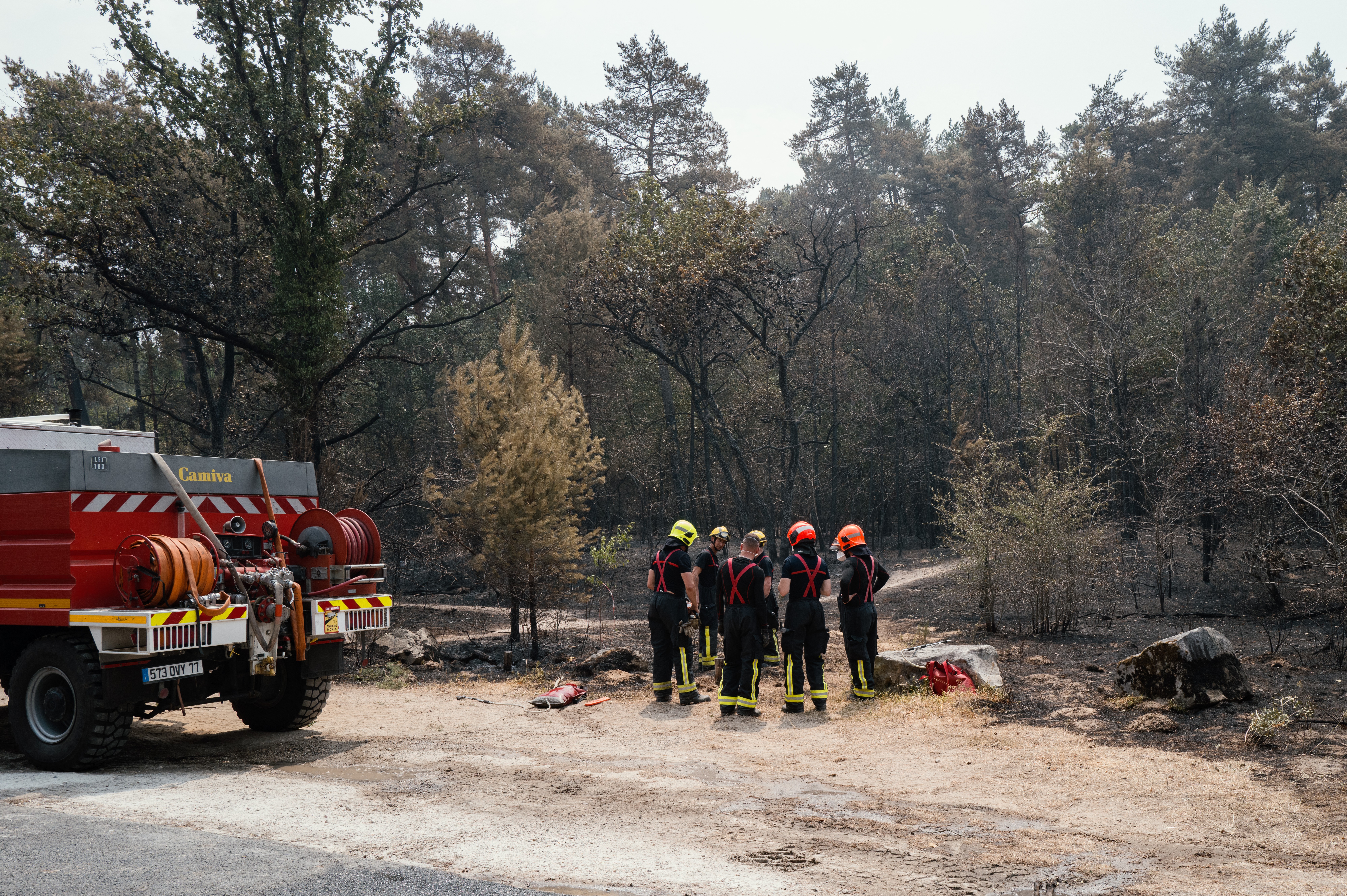 Incêndio em floresta histórica perto de Paris entra no terceiro dia e mobiliza 800 bombeiros