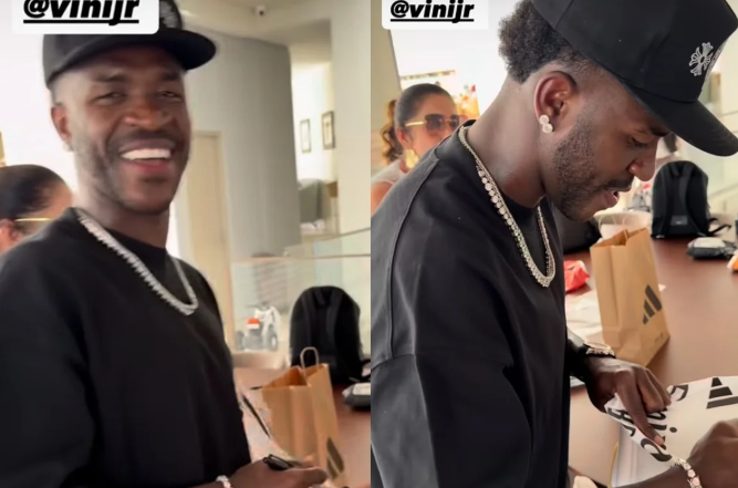 Vini Jr. surpreende com harmonização facial: veja antes e depois