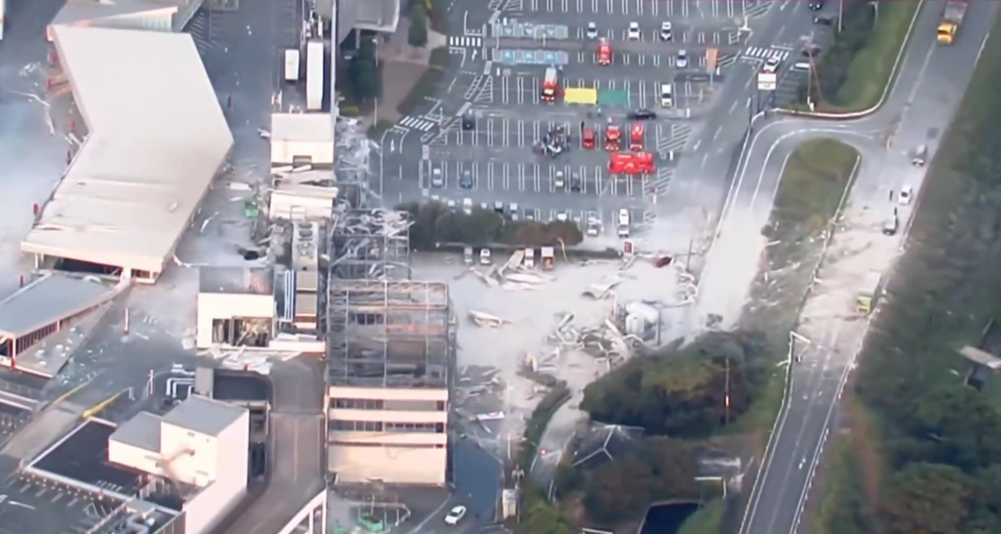 Japão fala em ‘múltiplas mortes’ por colapso e explosão de shopping após terremoto