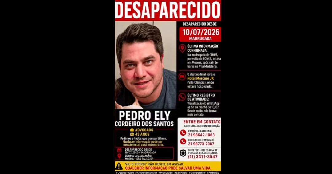 O que se sabe sobre caso de advogado carioca encontrado morto em São Paulo