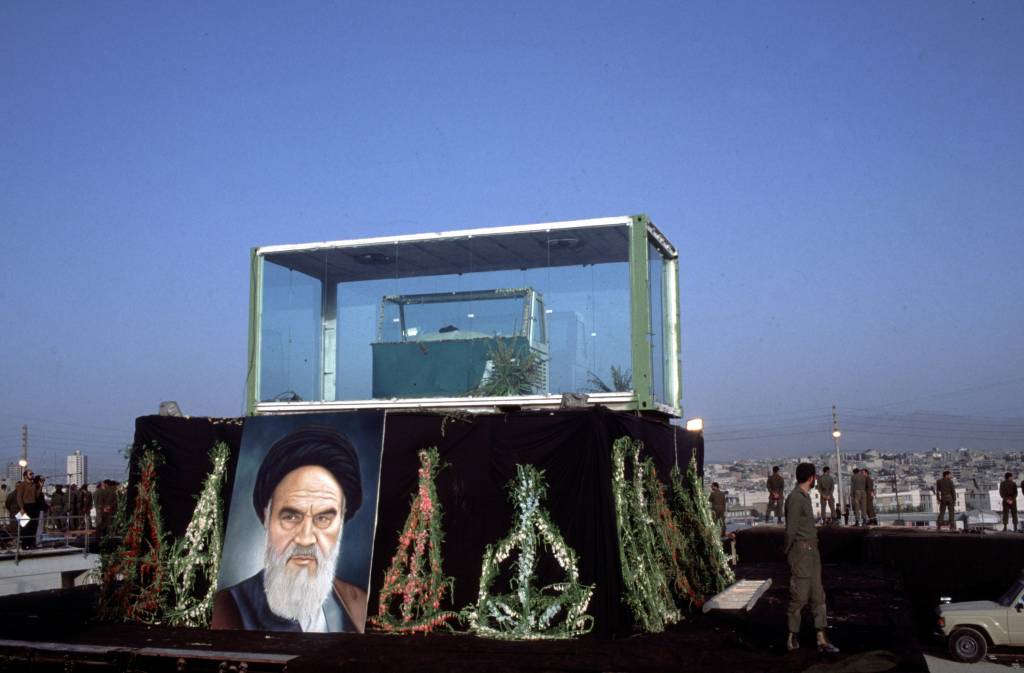Enterro do aiatolá Ruhollah Khomeini