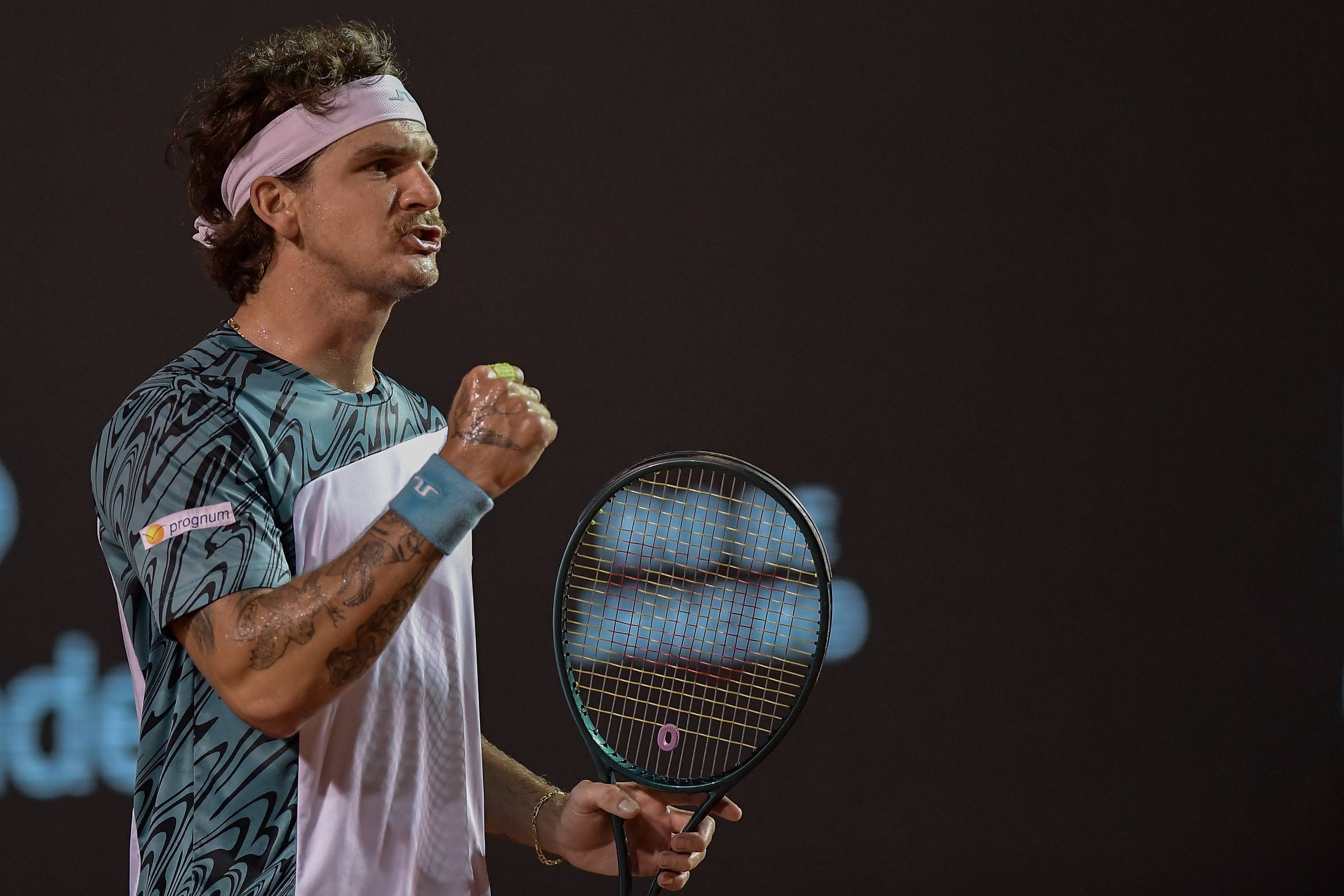 Thiago Wild durante ATP 500 no Rio de Janeiro em 2025