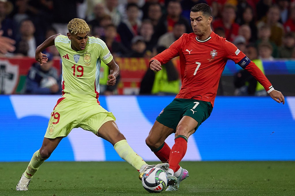 Cristiano Ronaldo e Yamal se reencontram na Copa um ano após final europeia