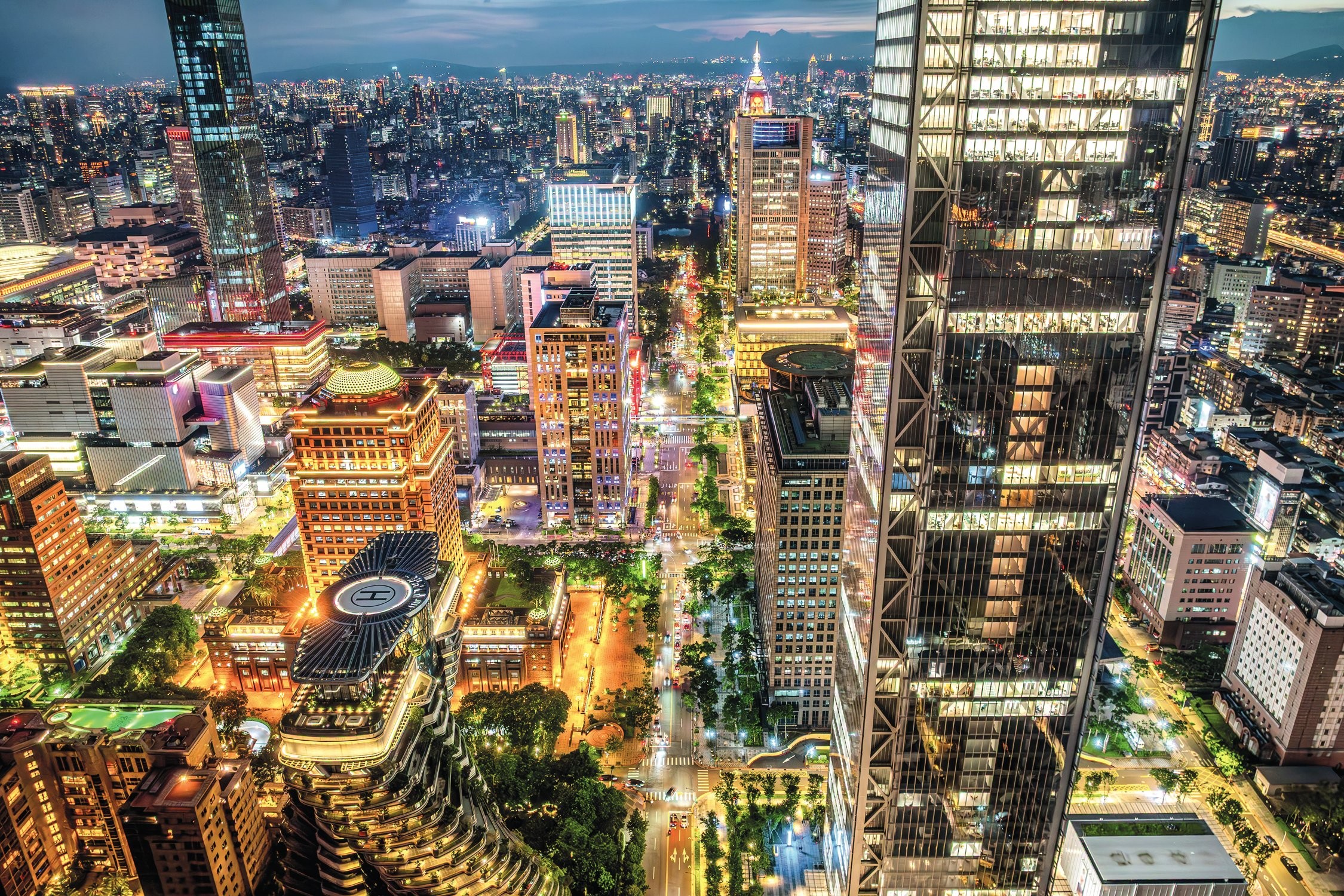 Arranha-c&eacute;us em Taip&eacute;: o boom dos chips atraiu investimentos, gerou riqueza e transformou a paisagem da capital