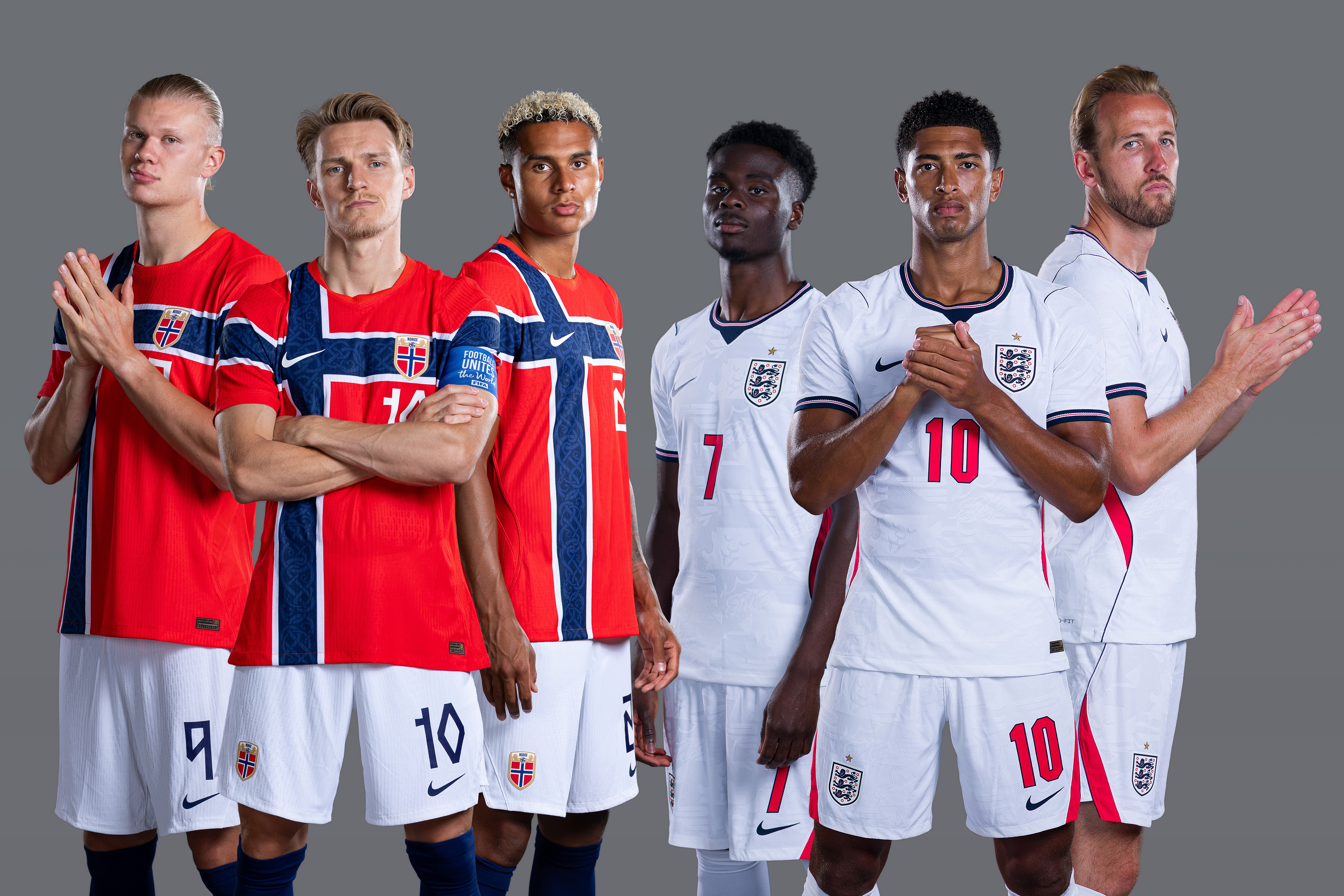 Inglaterra x Noruega: confira as escalações para o confronto das quartas de final
