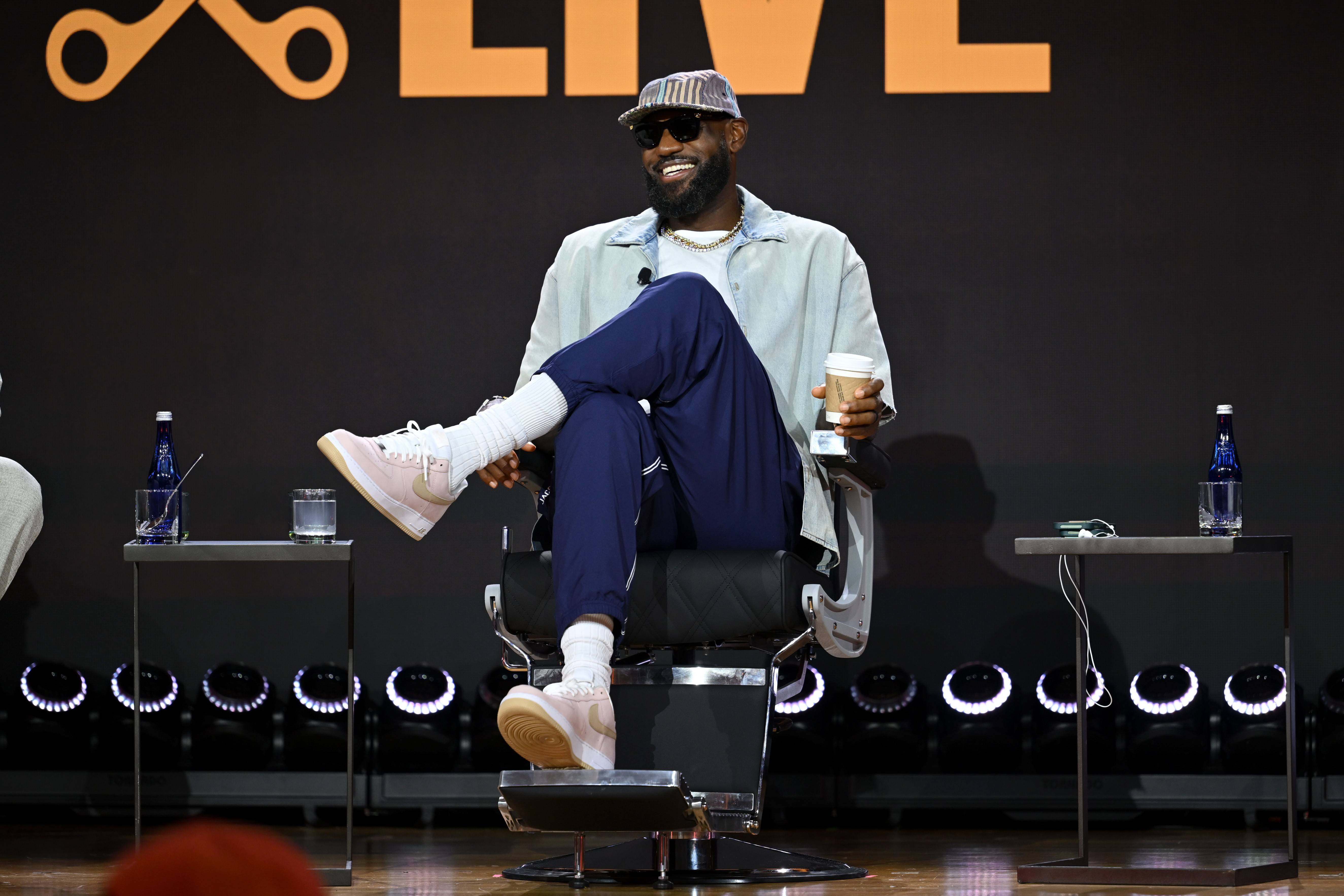 LeBron James em evento em Nova York