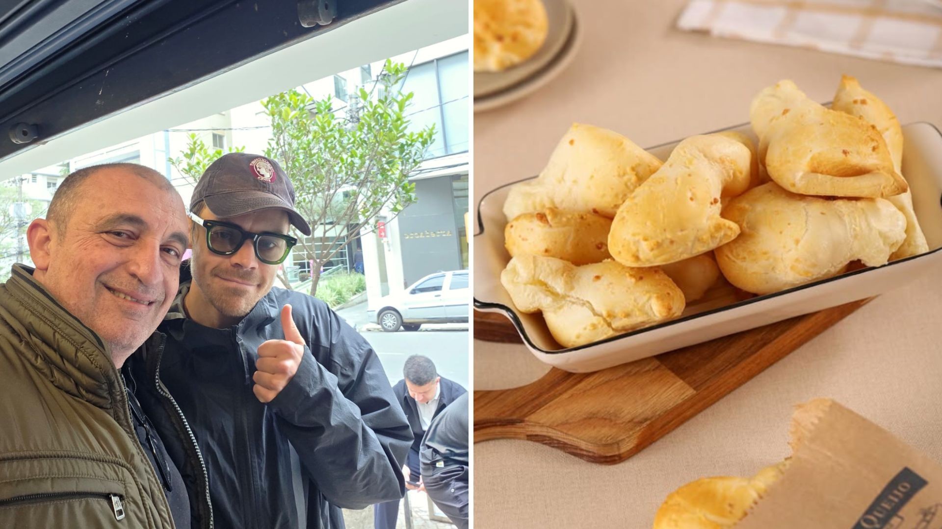 Em SP, Harry Styles comeu pão de queijo no mesmo lugar que Dua Lipa