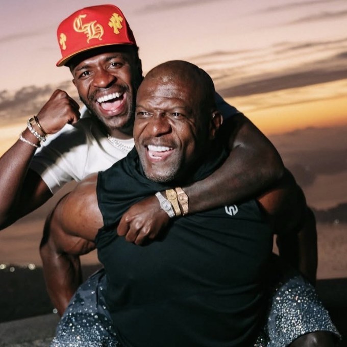 Terry Crews se impressionou com Vini Júnior em encontro no Brasil